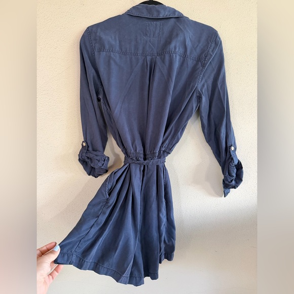 Abercrombie & Fitch Navy Blue Long Sleeve Romper - Picture 5 of 6